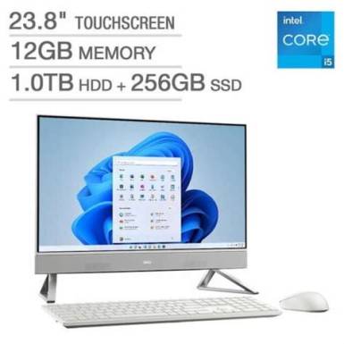 Dell Inspiron 5410 AIO 23,8" FHD Touch, i5-1235U (4.4 GHz), 8GB, 256GB SSD+1TB HDD, NV MX550 2GB, Hun kb, Win11 A5410FTI5WA3 Dell Inspiron 5410 AIO 23,8" FHD Touch, i5-1235U (4.4 GHz), 8GB, 256GB SSD+1TB HDD, NV MX550 2GB, Hun kb, Win11 A5410FTI5WA3