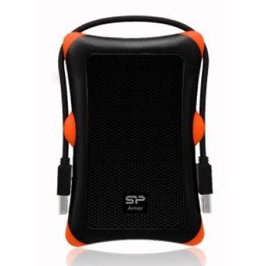 SILICON POWER 2.5" HDD USB 3.2 2TB Armor A30 ütésálló, Fekete SP020TBPHDA30S3A SILICON POWER 2.5" HDD USB 3.2 2TB Armor A30 ütésálló, Fekete SP020TBPHDA30S3A