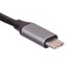 AKYGA Hub USB Type C to 3x USB 3.0 AK-AD-66 Network Card 10/100/1000 15cm AK-AD-66