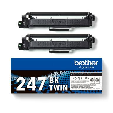 BROTHER TN247BK TWIN-pack black toners BK 3000pages/cartridge TN247BKTWIN BROTHER TN247BK TWIN-pack black toners BK 3000pages/cartridge TN247BKTWIN