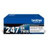 BROTHER TN247BK TWIN-pack black toners BK 3000pages/cartridge TN247BKTWIN