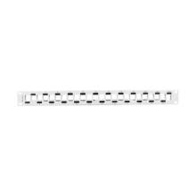 LANBERG patch panel blank 12 port 1U with organizer for keystone modules black PPKS-9112-B
