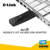 D-LINK Wireless Adapter USB Dual Band AX1800, DWA-X1850 DWA-X1850