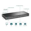 TP-LINK TL-SG3452X JetStream 24-Port Gigabit L2+ Managed Switch with 4 10GE SFP+ TL-SG3452X TL-SG3452X