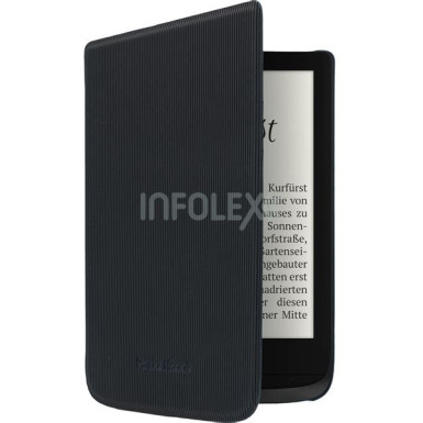 POCKETBOOK e-book tok -  PocketBook Shell 6" (Touch HD 3, Touch Lux 4, Basic Lux 2) Piros, virágmintával HPUC-632-R-F