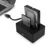 ACT AC1504 2,5" and 3,5" SATA dual hard drive docking station, USB 3.2 Gen1 AC1504