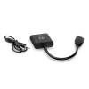 ACT AC7535 HDMI-A male to VGA female adapter with audio Black AC7535