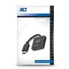 ACT AC7535 HDMI-A male to VGA female adapter with audio Black AC7535