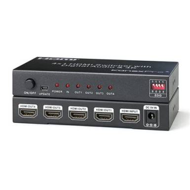 PROCONNECT Splitter, HDMI 2.0, 4K@60Hz, 1x4 PC-104SP-S2.0P PROCONNECT Splitter, HDMI 2.0, 4K@60Hz, 1x4 PC-104SP-S2.0P