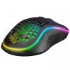 Everest SM-G66 X-HOLE Fekete RGB Gamer egér PEREVESM-G66 X-HOLE