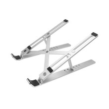 FIXED Frame Fold aluminum folding stand notebooks and tablets Silver FIXFR-FO-SL