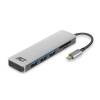 ACT AC7050 USB-C Hub 3 port with CardReader Grey AC7050