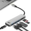 ACT AC7050 USB-C Hub 3 port with CardReader Grey AC7050