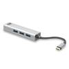ACT AC7055 USB-C Hub 3 port with Gigabyte Ethernet Grey AC7055