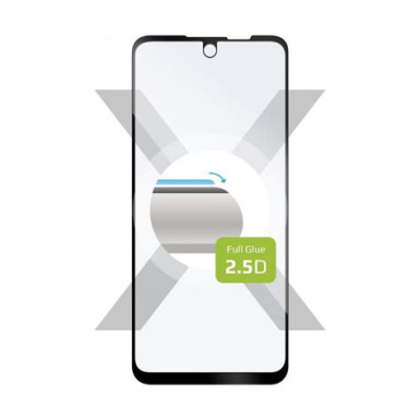 FIXED Full Cover 2,5D Üvegfólia Motorola Moto E30, Fekete FIXGFA-846-BK