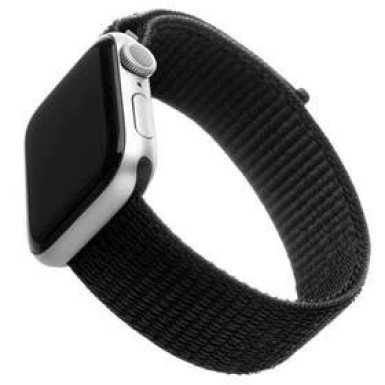 FIXED Nylon Strap Apple Watch 42/44/45mm, dark Szürke FIXNST-434-DBGR