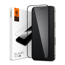Spigen "Glas.tR Slim HD" Apple iPhone 14 Pro Max Tempered kijelzővédő fólia, fekete AGL05209 Spigen 66979