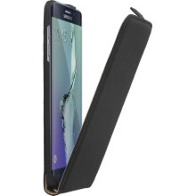 Hama Flap Smart Case Premium Leder Samsung Galaxy S6 Edge - Fekete