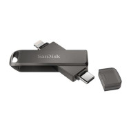 Sandisk 64GB USB3.1 Type-C/Lightning iXpand Luxe Black 186552