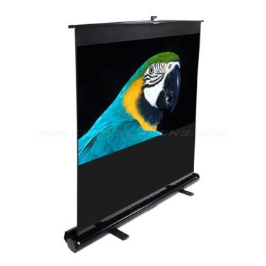 EliteScreens 84" (16:9) hordozhat&oacute; manu&aacute;lis pull up v&aacute;szon F84NWH (186 x 105 cm, Fekete v&aacute;z) PJKELITEF84NWH