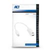 ACT AC7525 Mini DisplayPort male to HDMI-A female adapter 0,15m White AC7525