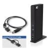 ACT AC7049 USB-C or USB-A Dual Monitor Docking Station Black AC7049