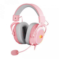 Redragon ZEUS X RGB pink, Wired headset, w/ adapter H510P-RGB