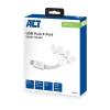 ACT AC6210 USB 2.0 4-Port Hub White AC6210