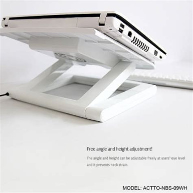 ACT AC8105 17" Laptop Cooling Stand with 4-Port Hub Black AC8105