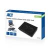 ACT AC8105 17" Laptop Cooling Stand with 4-Port Hub Black AC8105