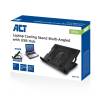 ACT AC8110 17" Laptop Cooling Stand with 2-Port Hub Black AC8110