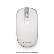 Gembird MUSW-4B-06-WS Wireless optical mouse White/Silver MUSW-4B-06-WS