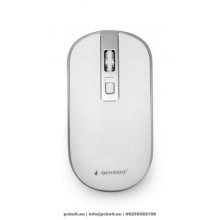Gembird MUSW-4B-06-WS Wireless optical mouse White/Silver MUSW-4B-06-WS