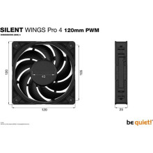 Be quiet! Silent Wings Pro 4 140mm PWM BL099