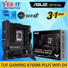 ASUS TUF GAMING B760M-PLUS WIFI D4 Intel B760 LGA1700 mATX alaplap 90MB1DG0-M0EAY0