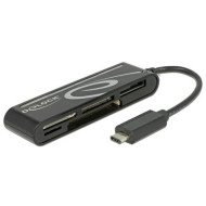 Delock 91758 CF/SD/Micro SD/MS/M2/xD memóriakártyákhoz USB 3.2 kártyaolvasó 91758