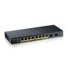 ZyXEL GS1900-10HP v2 8port GbE LAN PoE (70W) 2port GbE SFP smart menedzselhető PoE switch GS1900-10HP-EU0102F