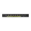 ZyXEL GS1900-10HP v2 8port GbE LAN PoE (70W) 2port GbE SFP smart menedzselhető PoE switch GS1900-10HP-EU0102F