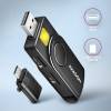 Axagon CRE-SMP2A USB Smart card & SD/microSD/SIM card PocketReader összecsukható okos kártyaolvasó CRE-SMP2A