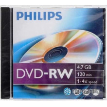 Philips DVD-RW47 4x újraírható DVD lemez PH386245