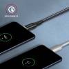 Axagon BUCM-AM15AB 1,5m Type C - USB fekete adat- és töltőkábel BUCM-AM15AB