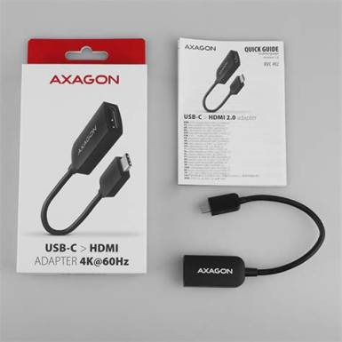 Axagon RVC-HI2M USB-C - HDMI 2.0 adapter RVC-HI2M Axagon RVC-HI2M USB-C - HDMI 2.0 adapter RVC-HI2M