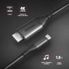 Axagon RVC-HI2MC USB-C - HDMI 2.0 kábel RVC-HI2MC