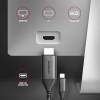 Axagon RVC-HI2MC USB-C - HDMI 2.0 kábel RVC-HI2MC