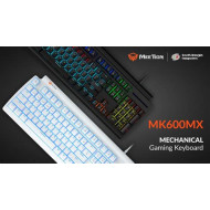 Meetion MT-MK600MX USB fekete mechanikus RGB billentyűzet MT-MK600MX