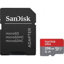 Sandisk 256GB SD micro (A1 Class 10 UHS-I) Ultra Android mem&oacute;ria k&aacute;rtya 215423