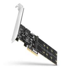 Axagon PCES-SA4M2 2db belső SATAIII portos + 2db SATA M.2 foglalat PCI-Express k&aacute;rtya PCES-SA4M2