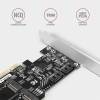 Axagon PCES-SA4M2 2db belső SATAIII portos + 2db SATA M.2 foglalat PCI-Express kártya PCES-SA4M2