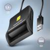 Axagon CRE-SM3SD USB Smart card & SD/microSD/SIM card FlatReader okos kártyaolvasó CRE-SM3SD