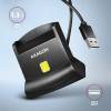 Axagon CRE-SM4N USB Smart card StandReader okos kártyaolvasó CRE-SM4N